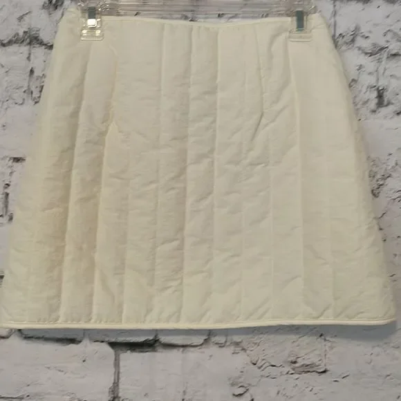 NWT Zara cream button up mini skirt - Picture 7 of 7